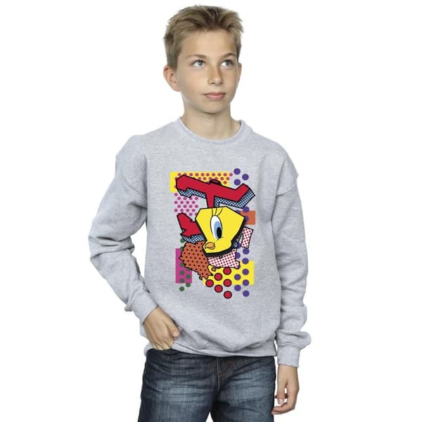 Looney Tunes Boys Tweety Pop Art Sweatshirt