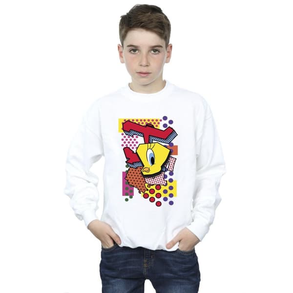Looney Tunes Boys Tweety Pop Art Sweatshirt