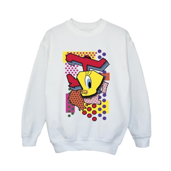 Looney Tunes Boys Tweety Pop Art Sweatshirt