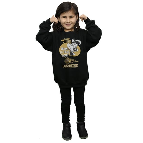Looney Tunes Girls Pepe Le Pew Odorizer Sweatshirt