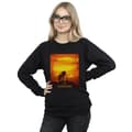Miniatyrbild 2 av 3: Disney Dam/Tjej Lejonkungen Film Solnedgång Affisch Sweatshirt