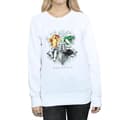 Miniatyrbilde 3 av 5: Harry Potter Womens/Ladies Hogwarts Painted Crest Sweatshirt