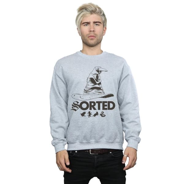 Harry Potter Sweatshirt med sorteringshatt för herrar