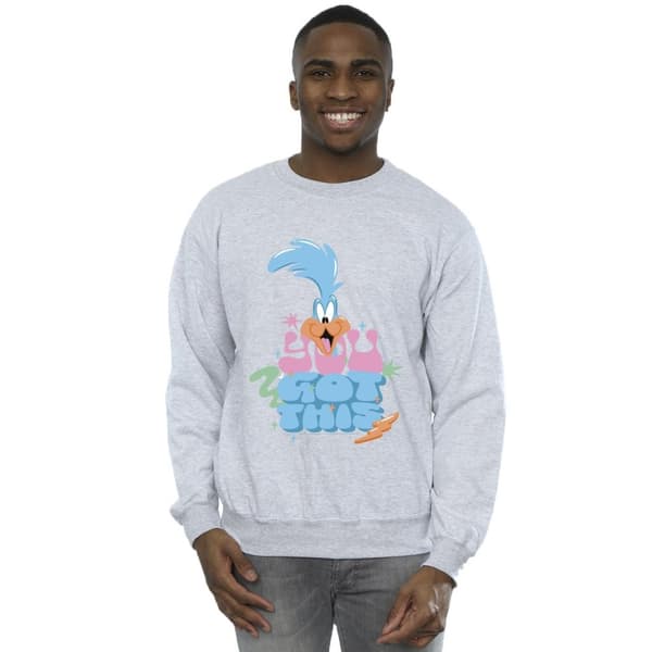 Looney Tunes Mens Roadrunner You Got This Sweatshirt