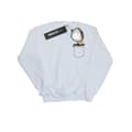 Miniatyrbillede 1 af 3: Looney Tunes Womens/Ladies Daffy Duck Faux Pocket Sweatshirt