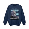 Miniatyrbild 1 av 3: Star Wars The Mandalorian Sweatshirt med serieomslag från Mando för flickor