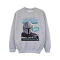 Miniatyrbild 1 av 3: Star Wars The Mandalorian Sweatshirt med serieomslag från Mando för flickor