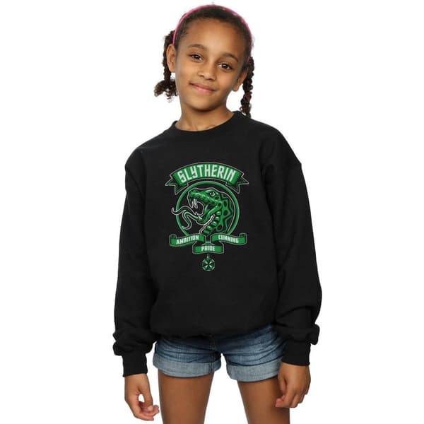 Harry Potter Slytherin Toon Crest-tröja för flickor