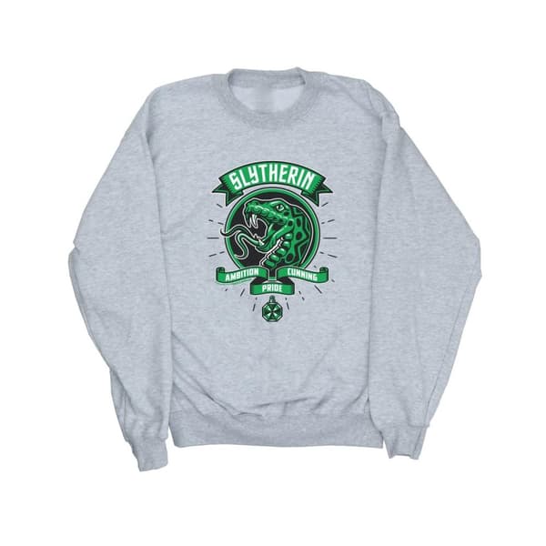 Harry Potter Girls Slytherin Toon Crest Sweatshirt