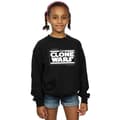 Miniatyrbild 2 av 3: Star Wars Sweatshirt med Clone Wars-logotyp för flickor