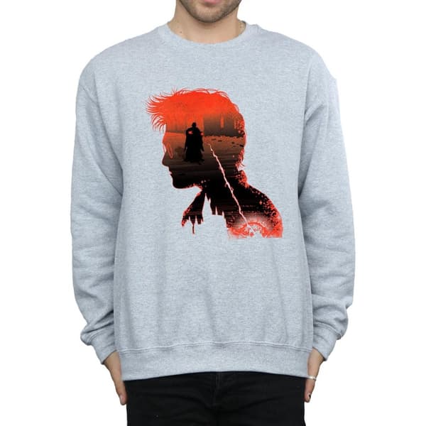 Harry Potter Mens Battle Silhouette Sweatshirt