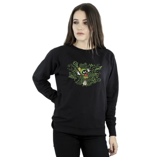 Looney Tunes Womens/Ladies ACME Doodles Marvin Martian Sweatshirt