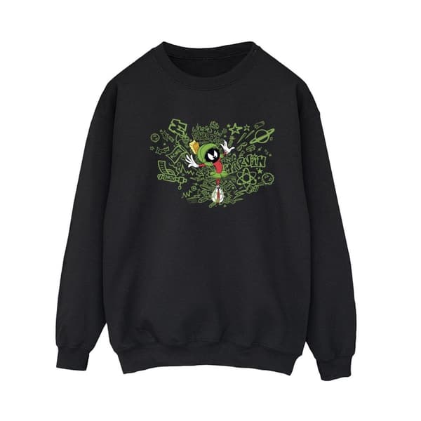 Looney Tunes Womens/Ladies ACME Doodles Marvin Martian Sweatshirt