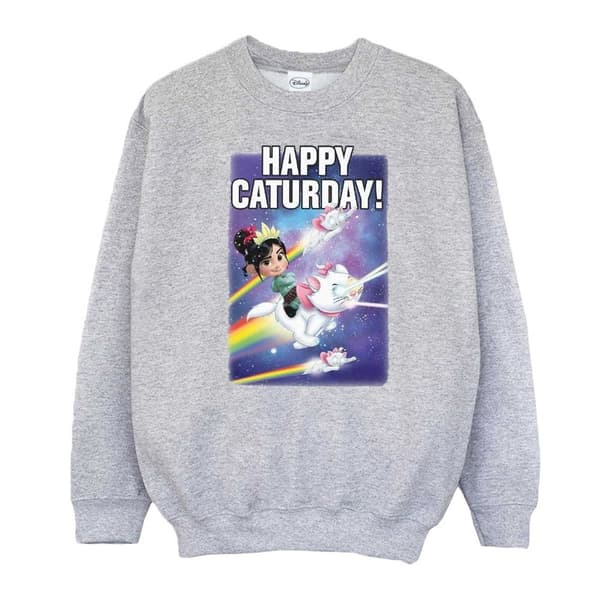 Disney Boys Wreck It Ralph Happy Caturday Sweatshirt