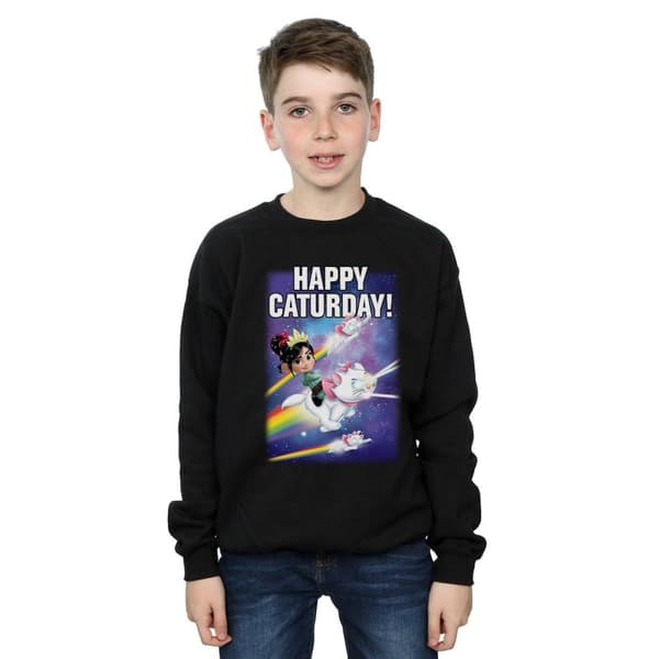 Disney Boys Wreck It Ralph Happy Caturday Sweatshirt