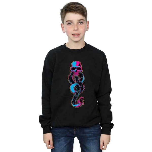Harry Potter Neon Dark Mark Sweatshirt för pojkar