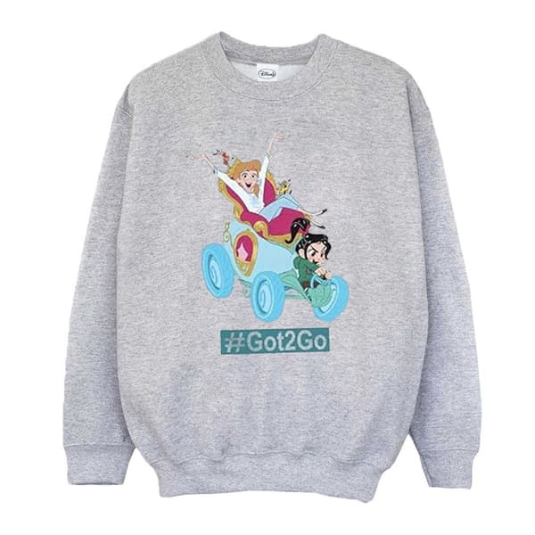 Disney Pojkar Wreck It Ralph Cinderella And Vanellope Sweatshirt