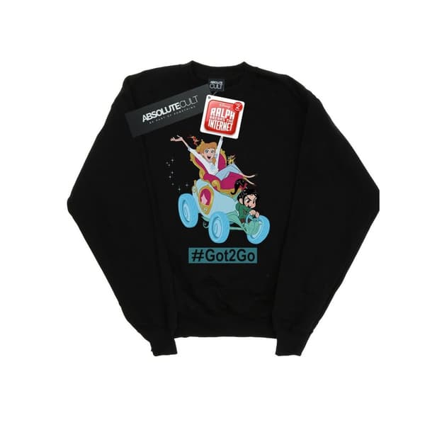 Disney Pojkar Wreck It Ralph Cinderella And Vanellope Sweatshirt