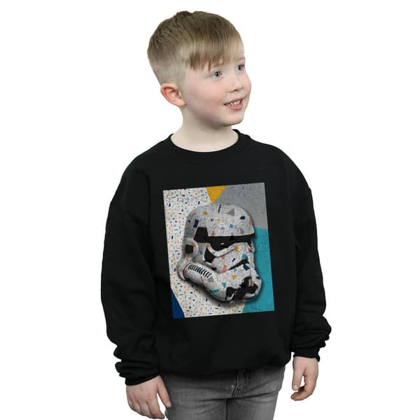 Star Wars Stormtrooper-mönstrad hjälmtröja för pojkar