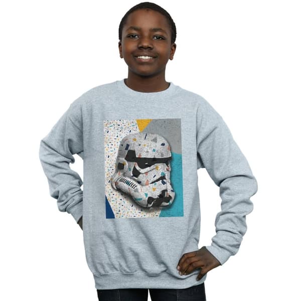 Star Wars Stormtrooper-mönstrad hjälmtröja för pojkar