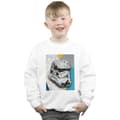 Miniatyrbild 2 av 3: Star Wars Stormtrooper-mönstrad hjälmtröja för pojkar