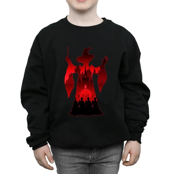 Harry Potter Pojkar Minerva McGonagall Silhouette Sweatshirt
