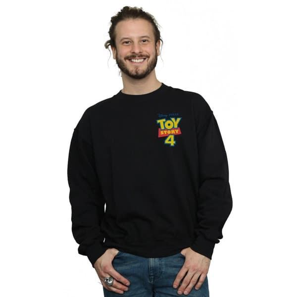 Disney Sweatshirt med logotyp och brösttryck för herrar Toy Story 4