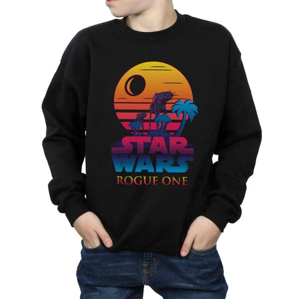 Star Wars Boys Rogue One Logo Sunset Sweatshirt