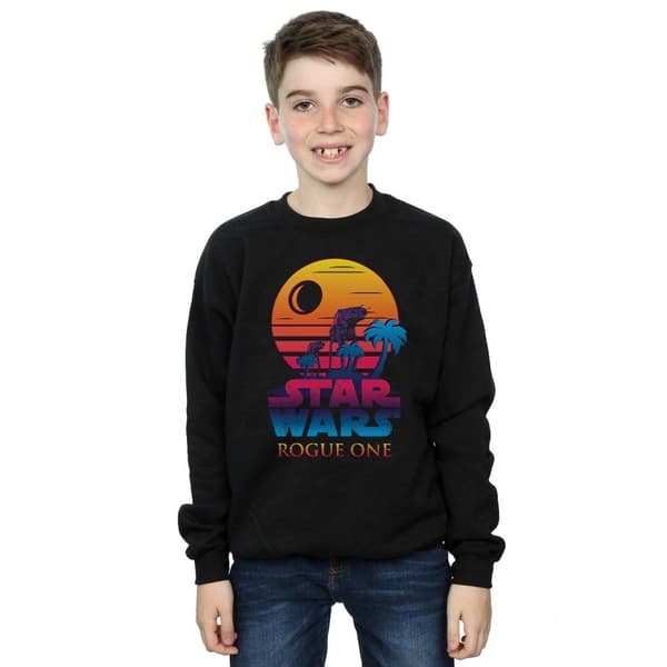 Star Wars Boys Rogue One Logo Sunset Sweatshirt