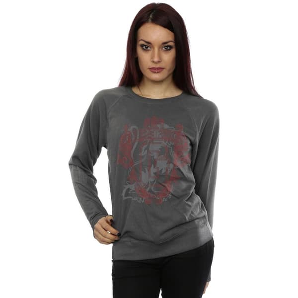 Harry Potter Gryffindor Lion Crest - Sweatshirt för kvinnor/damer