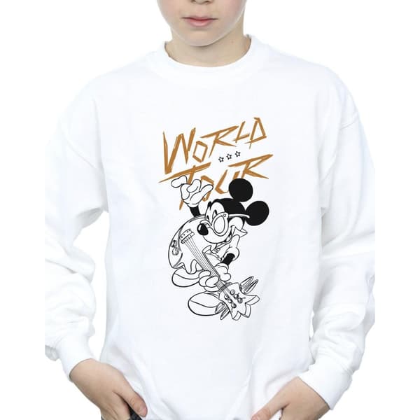 Disney Boys Mickey Mouse World Tour Line Sweatshirt