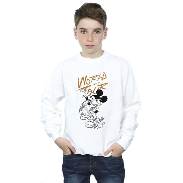 Disney Boys Mickey Mouse World Tour Line Sweatshirt
