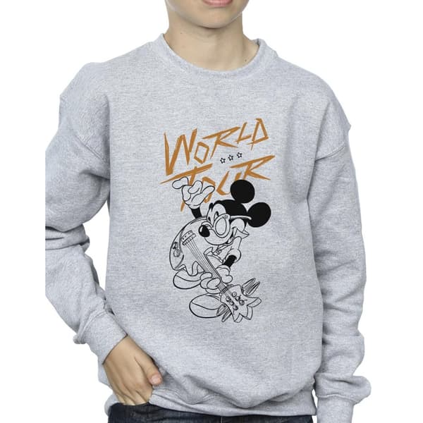 Disney Boys Mickey Mouse World Tour Line Sweatshirt