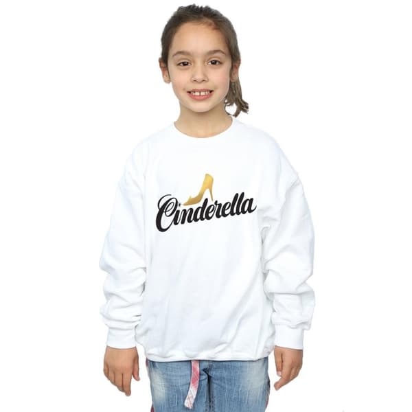 Disney Sweatshirt med Cinderella Shoe-logotyp för flickor
