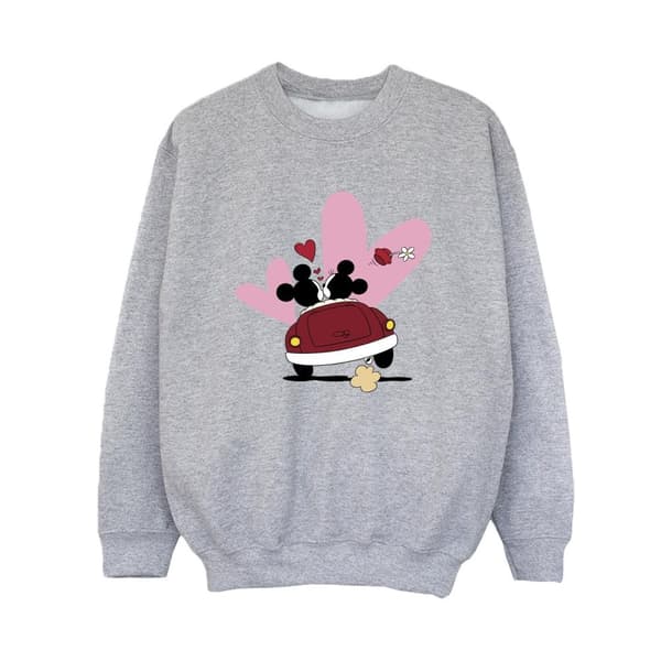 Disney Musse Pigg - Sweatshirt med biltryck för pojkar