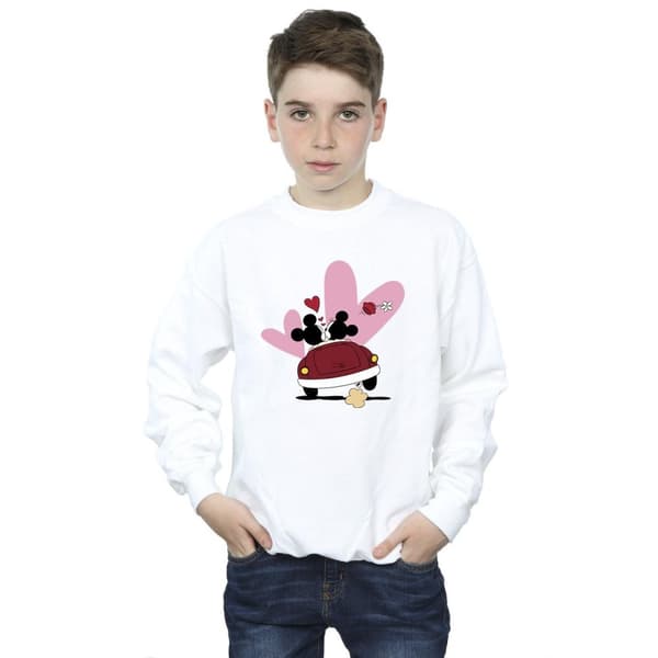 Disney Musse Pigg - Sweatshirt med biltryck för pojkar