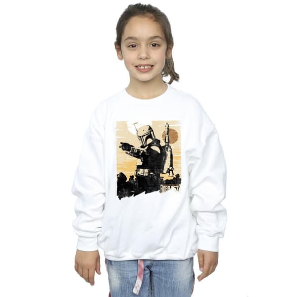 Star Wars Girls The Book Of Boba Fett Points Sweatshirt