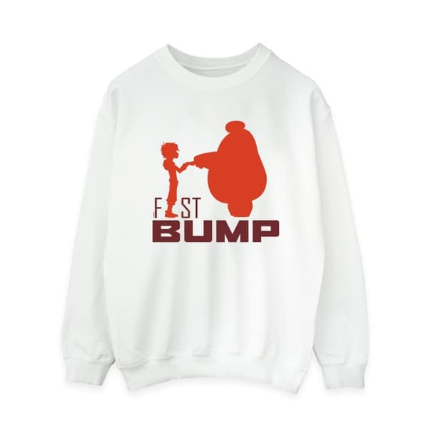 Disney Dam/Tjej Big Hero 6 Baymax Fist Bump Cutout Sweatshirt