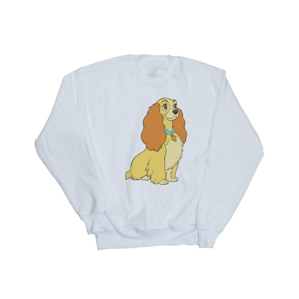Disney Girls Lady And The Tramp Lady Spaghetti Heart Sweatshirt