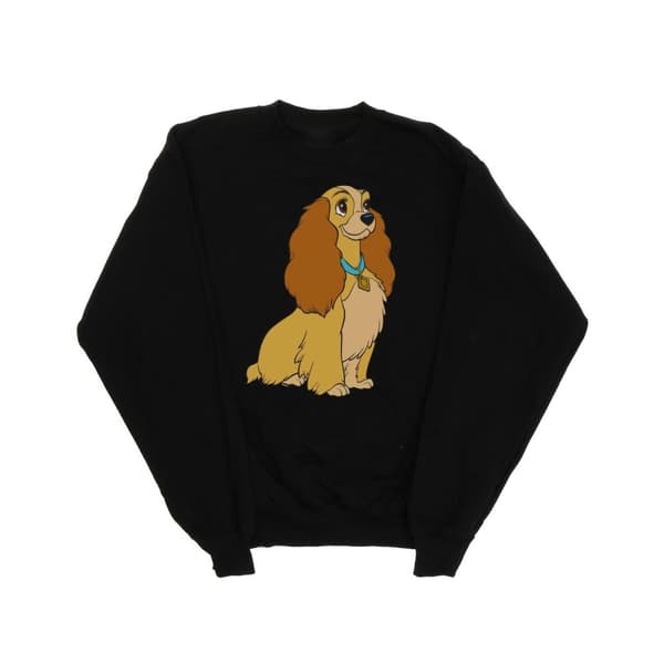 Disney Girls Lady And The Tramp Lady Spaghetti Heart Sweatshirt