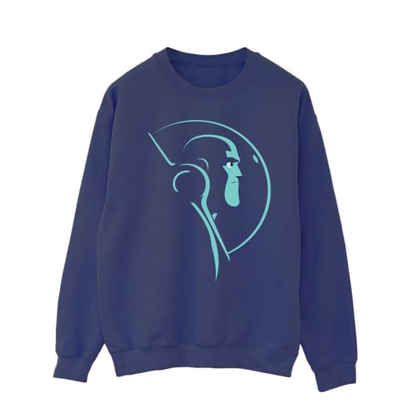 Disney Mens Lightyear Space Helmet Stare Sweatshirt