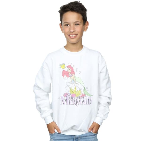Disney Boys The Little Mermaid Faded Nostalgia Sweatshirt