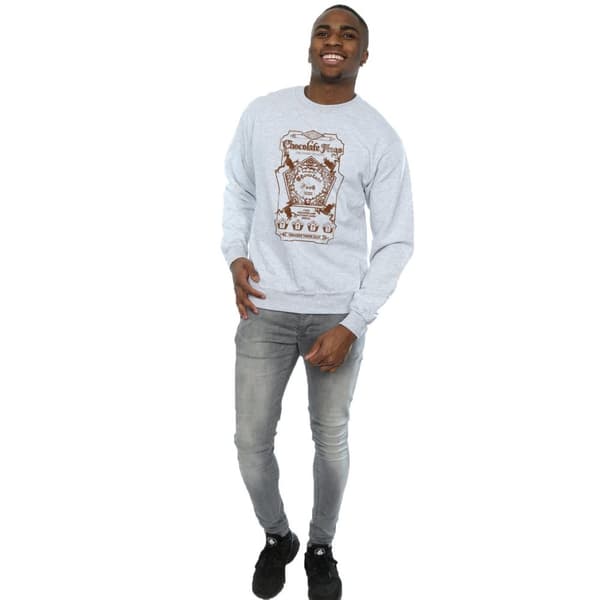 Harry Potter Mens Chocolate Frogs Mono Label Sweatshirt