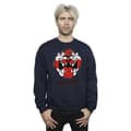 Miniatyrbilde 2 av 3: Looney Tunes Mens Taz England Face Sweatshirt