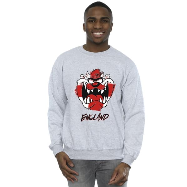 Looney Tunes Taz England Face - Sweatshirt - Herrar