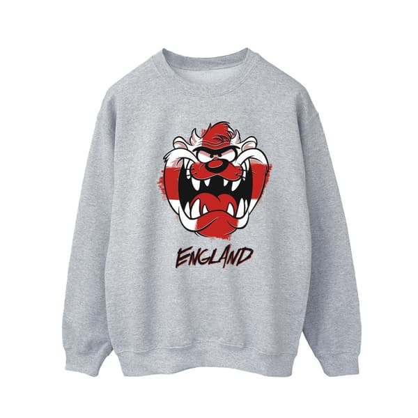 Looney Tunes Taz England Face - Sweatshirt - Herrar