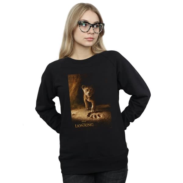 Disney Dam/Tjej Lejonkungen Film Simba Poster Sweatshirt