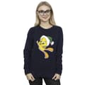 Miniatyrbild 2 av 3: Looney Tunes Dam/Tjej Tweety Christmas Hat Sweatshirt