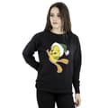 Miniatyrbild 2 av 3: Looney Tunes Dam/Tjej Tweety Christmas Hat Sweatshirt