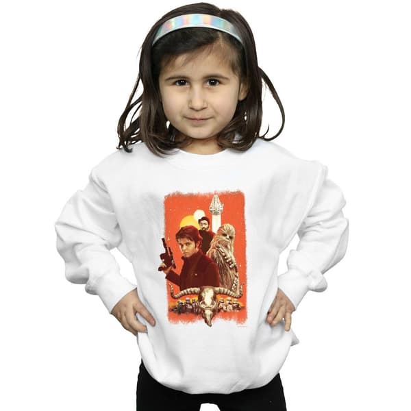 Star Wars Girls Solo Trio Paint Sweatshirt